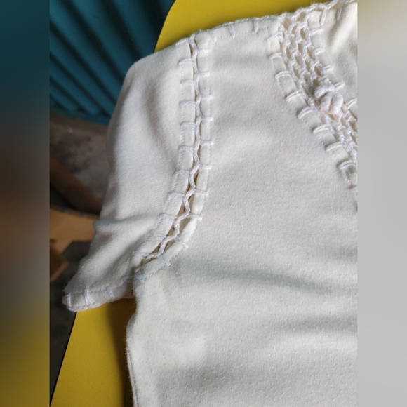 Vintage Laigi  Gordoni Graffiti White Short Sleeves Shirt Small - Picture 8 of 15